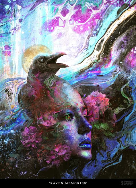 Raven Memories A Dark Surrealism Abstract Art On Behance