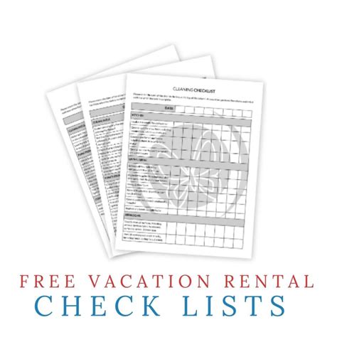 The Best Vacation Rental Cleaning Checklists | Evolve vacation rental, Vacation rental, Vacation