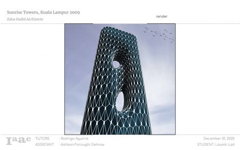 Animated Systems Sunrise Towers By Zaha Hadid Architects Iaac Blog