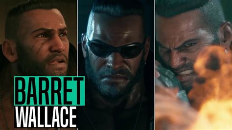 7 Minutes Of Barret Wallace Final Fantasy 7 Remake Youtube