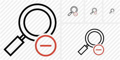 Search Remove Icon Outline Duo Professional Stock Icon And Free Sets