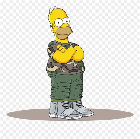 Homer Simpson In The Adidas Yeezy Boost Homer Simpson