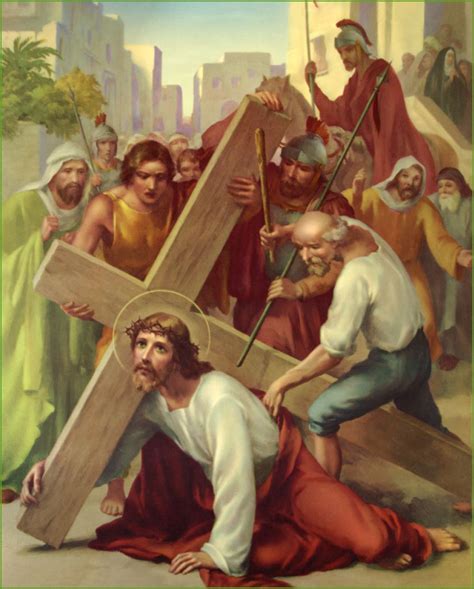 The Stations Of The Cross In Pictures Way Of The Cross Jesus On The
