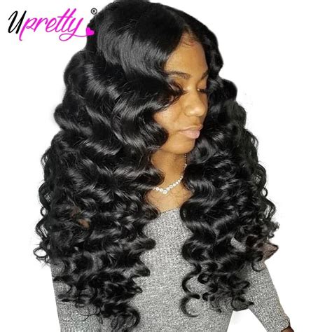 Loose Deep Wave Wig Lace Front Human Hair Wigs Glueless Lace Wig With
