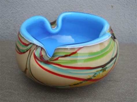 Lovely Multi Coloured Murano Art Glass Bowl Mid Century Mo Flickr