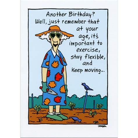 Just Remember That At Your Age Funny Humorous Birthday Card