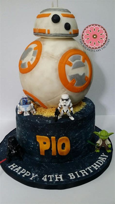 Star Wars Bb8 Cake Decorated Cake By Wickedcakefactory Cakesdecor