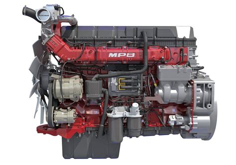 Mack Mp8 Truck Engine 3d Model By 3d Horse