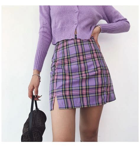 Genayooa Korean Lady Skirt Female Summer Sweet High Waist A Line Mini Skirt Vintage Casual Women