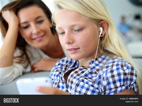 Teenager Using Image And Photo Free Trial Bigstock