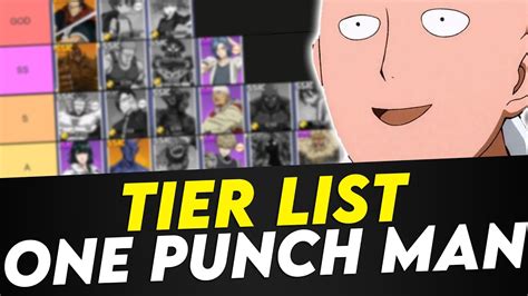 TIER LIST GLOBALE ONE PUNCH MAN THE STRONGEST YouTube