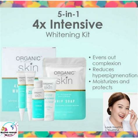 Organic Skin Japan 5 In 1 4x Intensive Whitening Kit Shopee Philippines