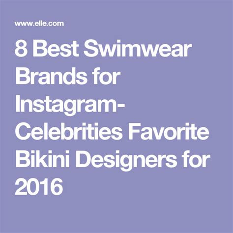 28 Designer Swimwear Brands Worthy Of An Instagram Flex Swimwear