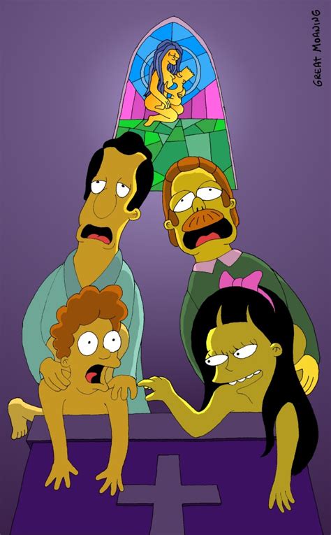 Post Bart Simpson Great Moaning Jessica Lovejoy Marge Simpson Ned Flanders Rod Flanders