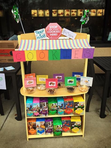 Girl Scout Cookie Booth Display Blingyourbooth Best Girl Scout Cookies Girl Scout Cookie Meme