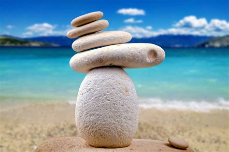 Balancing Zen Stones By Alexasfotos Hd Wallpaper Background Daftsex Hd