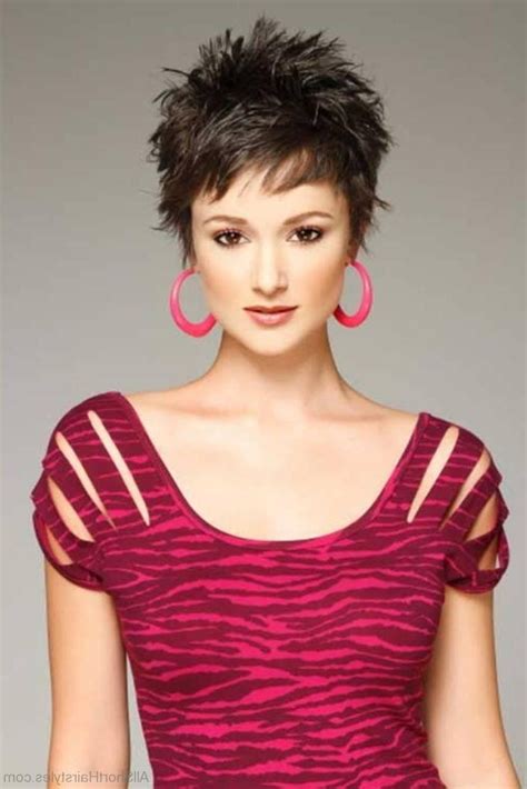 Such hairstyles can also frame your face excellently. 20 Best Ideas of Short Spiky Pixie Haircuts