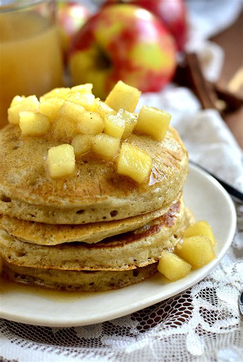 Apple Cider Pancakes With Maple Cider Syrup Iowa Girl Eats