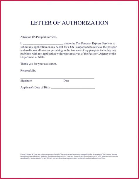Letter Of Authorization Free Word Pdf Documents Download Sexiezpix