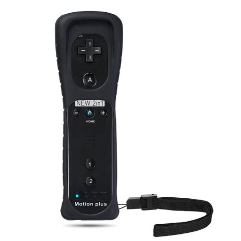 Motion Plus Remote Controller For Nintendo Wii Wii U Console Video Games Black