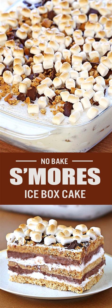No Bake Smores Icebox Cake Cakescottage
