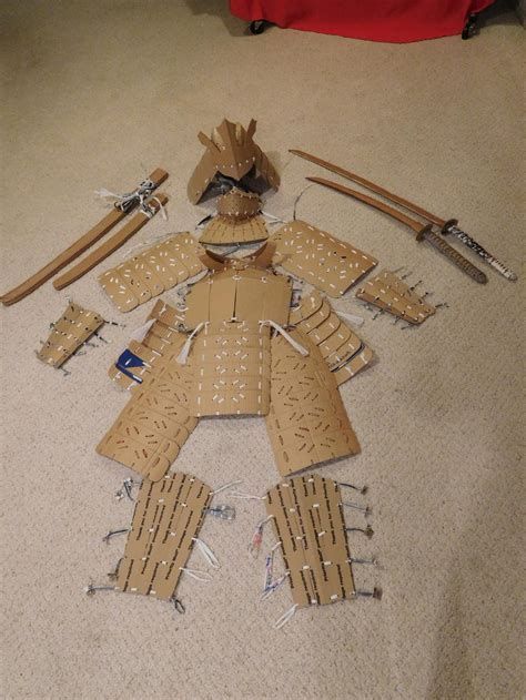 The Cardboard Samurai Armor By Tadpoledude On Deviantart