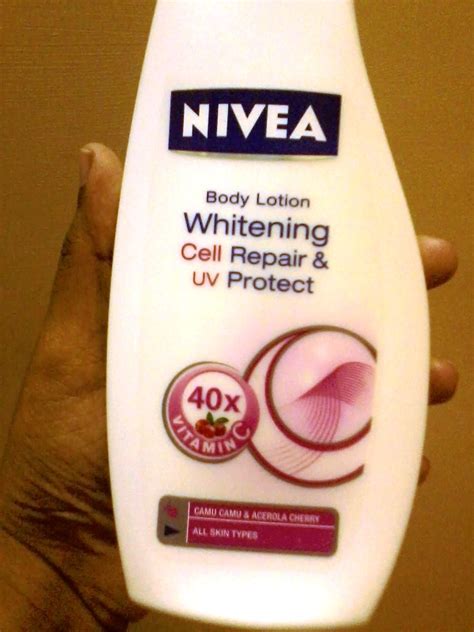 Beauty Spot Nivea Whitening Cell Repair And Uv Protect Body Lotion Review