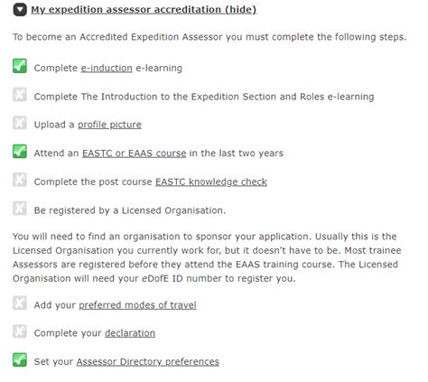 How Does An Assessor Request Accreditation DofE