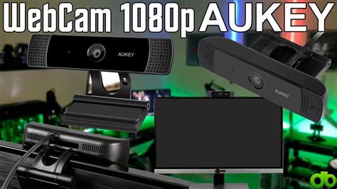 Webcam Aukey PC LM1 Full HD 1080p FullHD Unboxing Review Y Test YouTube