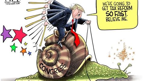 Cartoonist Gary Varvel Trumps Tax Reform Promise