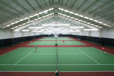 285 rue gary carter, montréal, qc h2r 2w1. Four Indoor Tennis Courts, included 36'/60' blended court ...