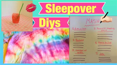 Crafts To Do At A Sleepover The Perfect One