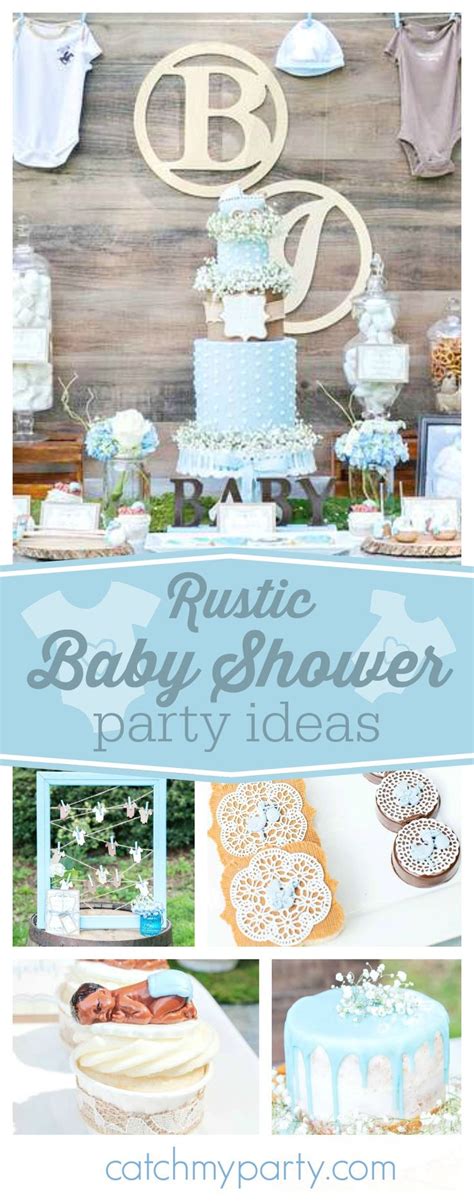 An Outdoor Chic Rustic Intimate Ocassion Baby Shower Bottles And