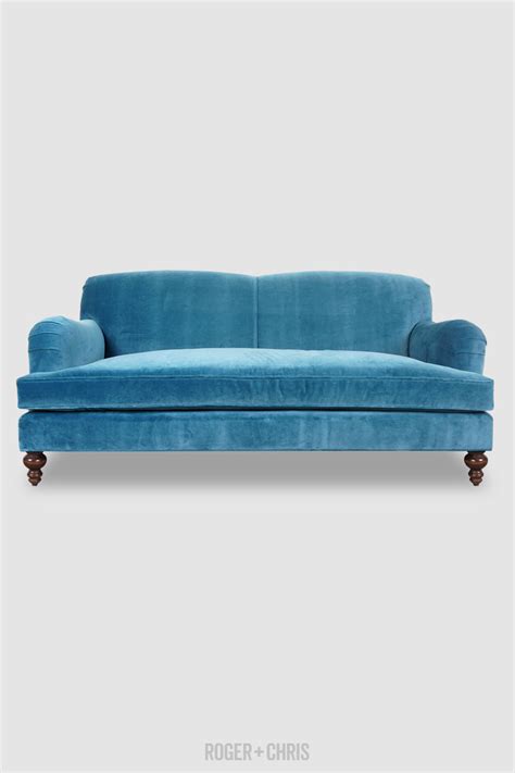 Madison Park Calla Swoop Arm Settee Loveseat Blue Artofit