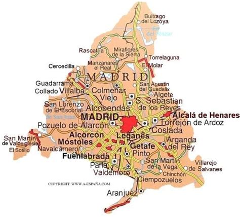 Mapa De Madrid