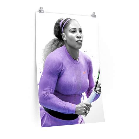 Serena Williams Poster Canvas V2 Tennis Print Sports Wall Etsy Australia