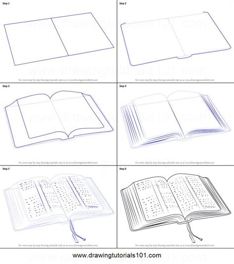 How To Draw Open Book Easy Step By Step Drawing Tutorial Images And