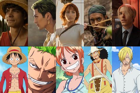 Side By Side Comparison Of The One Piece Live Action Actors Onepiece My Xxx Hot Girl