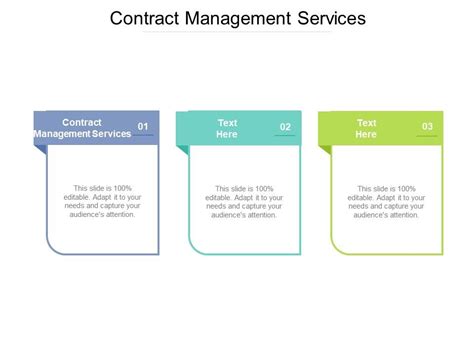 Contract Management Services Ppt Powerpoint Presentation File Design