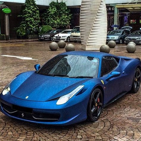 Daily Supercar Pics On Instagram Matte Blue 458 Ferrari Fast