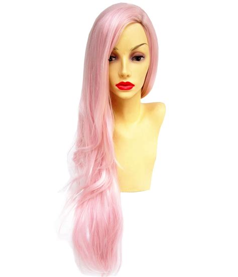 Light Pink Wig Long Pastel Wigs Star Style Wigs Uk