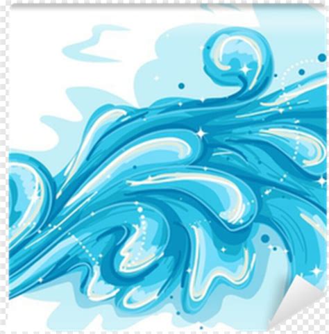 Sine Wave Wave Clip Art Wind Effect Wave Line Wave Border Blue