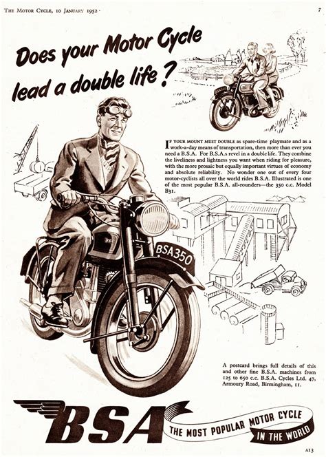 Vintage Motorcycle Ads Part Ii Way2speed
