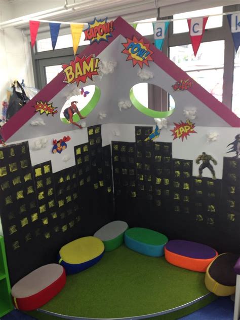 Superhero Role Play Area Superhero Preschool Superhero Classroom