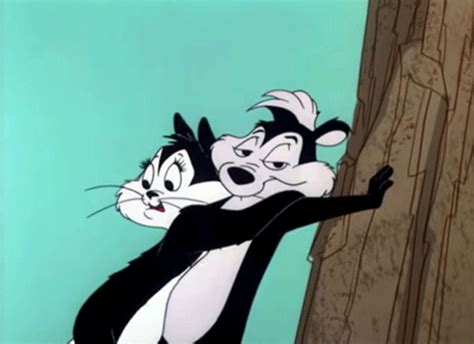 The cartoon skunk starred in the original warner bros. The Evolution of an Artist | Cute cartoon drawings, Vintage cartoon, Looney tunes cartoons