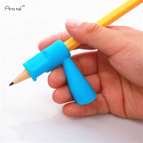 Cute Silicon Hold A Pen Corrector Device Practice Pen And Pencil Grip