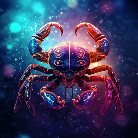 Zodiac Cancer Crab Etsy