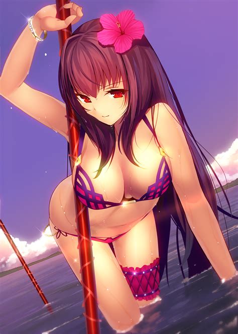 Machimura Komori Scathach Fate Scathach Fategrand Order