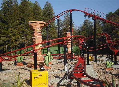 Road Runner Express Roller Coaster At Six Flags Magic Mountain