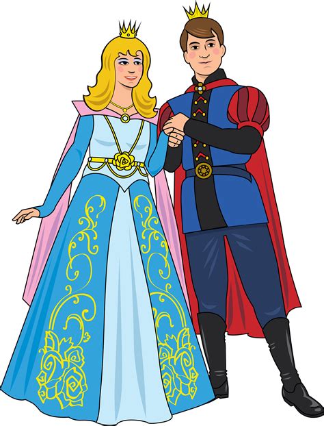 Clipart Princess And Prince